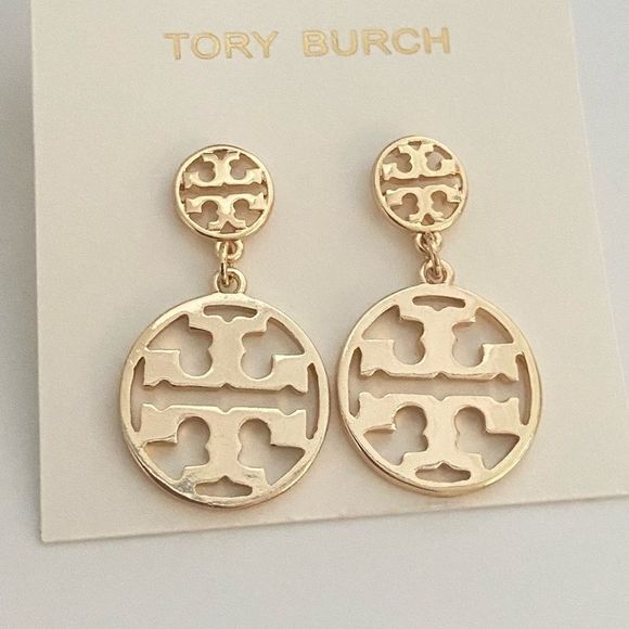 Tory Burch Jewelry - TORY BURCH•Logo Drop Earrings